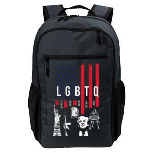 LGBTQ Donald Trump American Flag Daily Commute Backpack