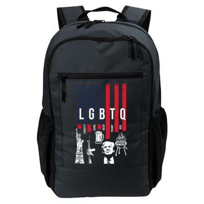 LGBTQ Donald Trump American Flag Daily Commute Backpack