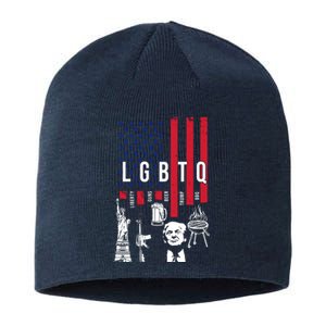 LGBTQ Donald Trump American Flag Sustainable Beanie