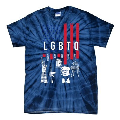 LGBTQ Donald Trump American Flag Tie-Dye T-Shirt