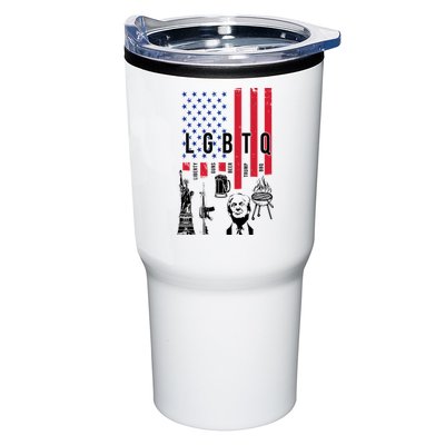 LGBTQ Donald Trump American Flag Tumbler
