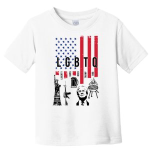 LGBTQ Donald Trump American Flag Toddler T-Shirt