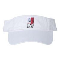 LGBTQ Donald Trump American Flag Valucap Bio-Washed Visor