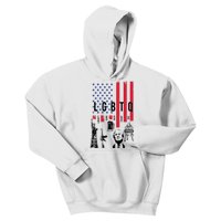 LGBTQ Donald Trump American Flag Kids Hoodie