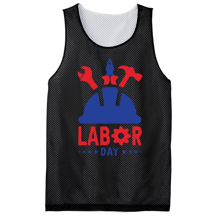 Labor Day Usa Worker Celebration Graphic Mesh Reversible Basketball Jersey Tank