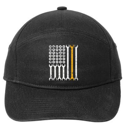 Labor Day Usa Flaginspired Graphic 7-Panel Snapback Hat