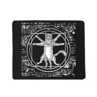 Leonardo Da Vinci Vitruvian Cat Lover Mousepad