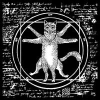Leonardo Da Vinci Vitruvian Cat Lover Mousepad
