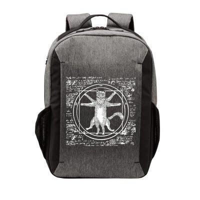 Leonardo Da Vinci Vitruvian Cat Lover Vector Backpack