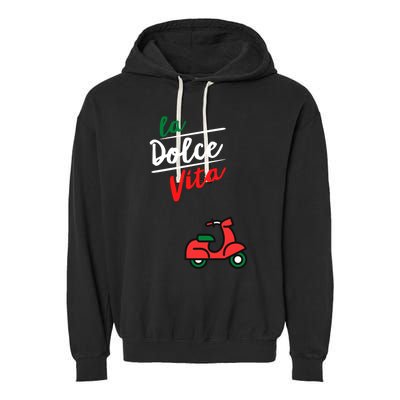 La Dolce Vita Italy Gift Garment-Dyed Fleece Hoodie