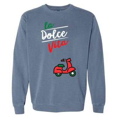 La Dolce Vita Italy Gift Garment-Dyed Sweatshirt