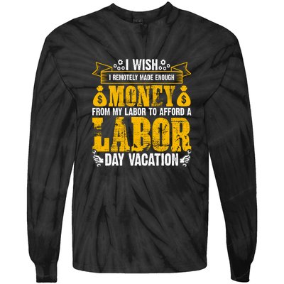 Labor Day Vacation Gift Tie-Dye Long Sleeve Shirt