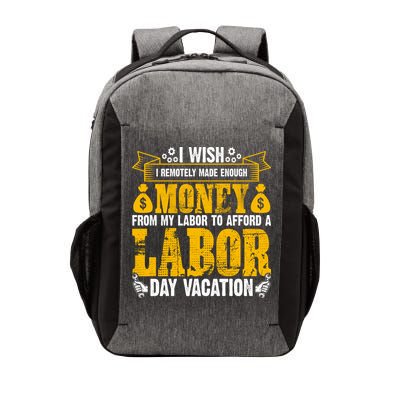 Labor Day Vacation Gift Vector Backpack