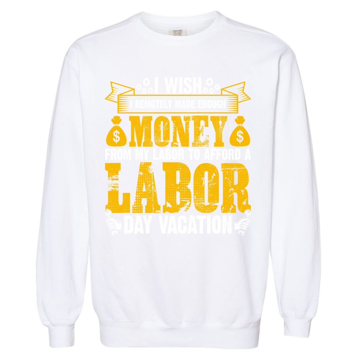 Labor Day Vacation Gift Garment-Dyed Sweatshirt