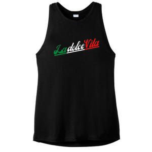 La Dolce Vita The Sweet Italian Lifestyle Ladies PosiCharge Tri-Blend Wicking Tank