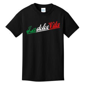 La Dolce Vita The Sweet Italian Lifestyle Kids T-Shirt