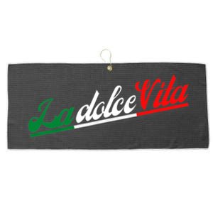 La Dolce Vita The Sweet Italian Lifestyle Large Microfiber Waffle Golf Towel