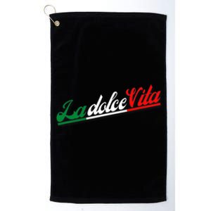 La Dolce Vita The Sweet Italian Lifestyle Platinum Collection Golf Towel