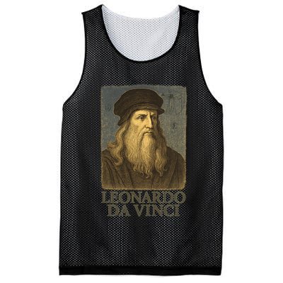 Leonardo Da Vinci Mesh Reversible Basketball Jersey Tank