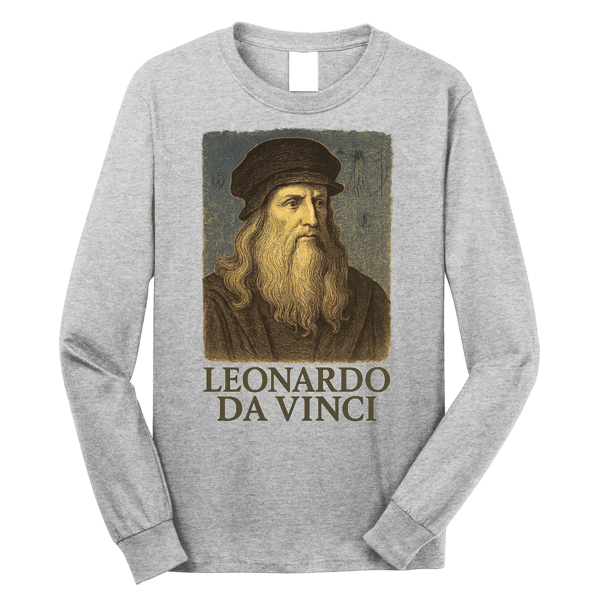 Leonardo Da Vinci Long Sleeve Shirt