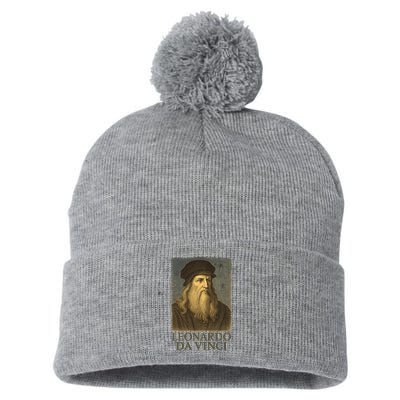Leonardo Da Vinci Pom Pom 12in Knit Beanie