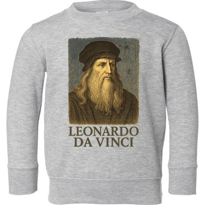 Leonardo Da Vinci Toddler Sweatshirt