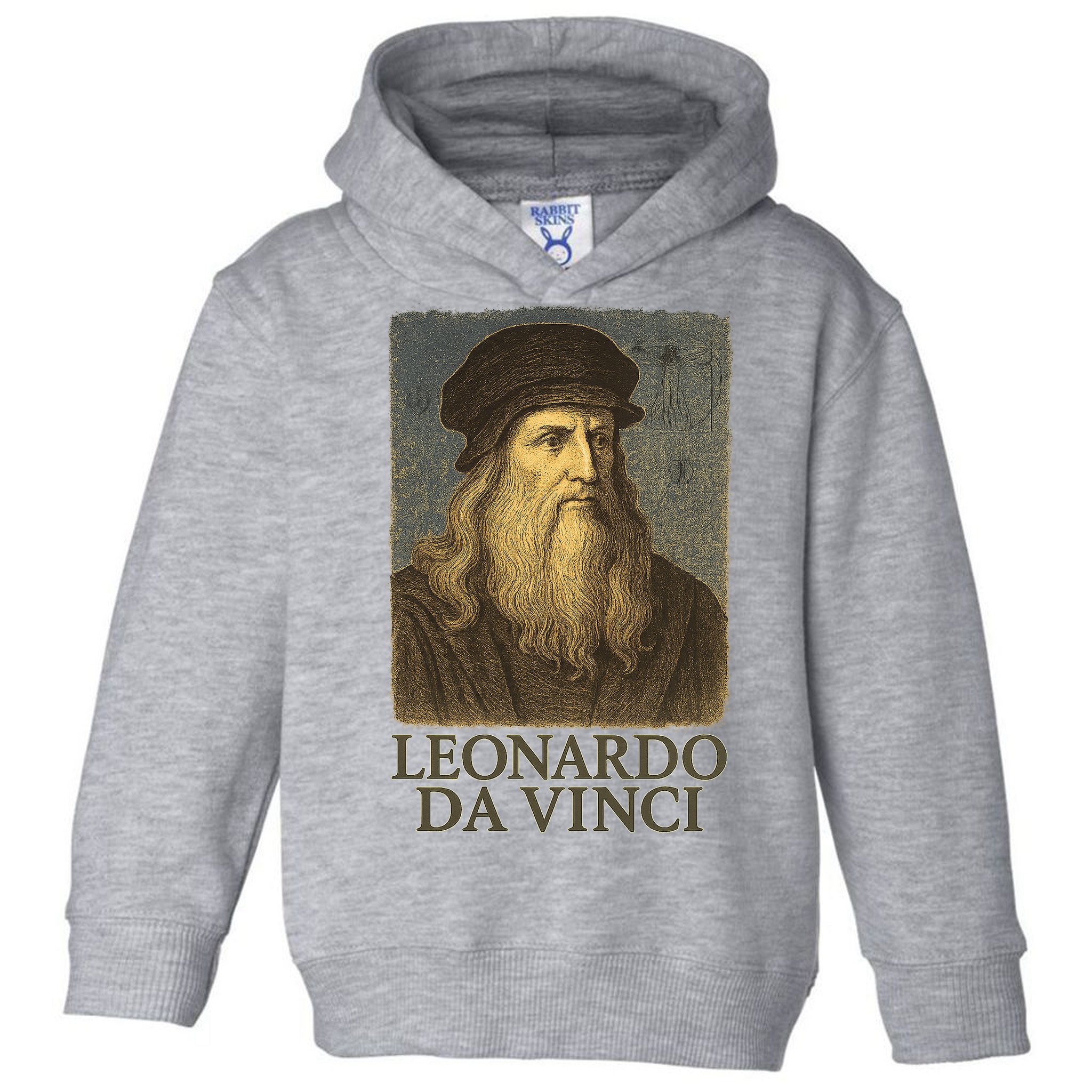 Leonardo Da Vinci Toddler Hoodie
