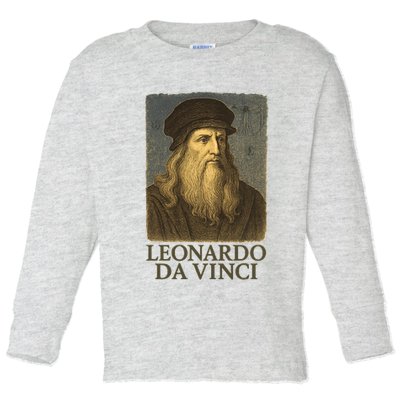 Leonardo Da Vinci Toddler Long Sleeve Shirt