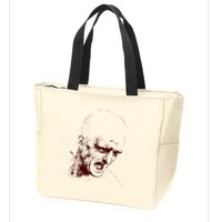 Leonardo Da Vinci Shouting Soldier Zip Tote Bag