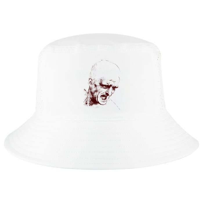 Leonardo Da Vinci Shouting Soldier Cool Comfort Performance Bucket Hat
