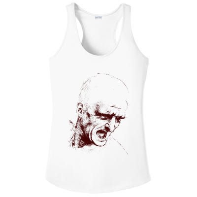 Leonardo Da Vinci Shouting Soldier Ladies PosiCharge Competitor Racerback Tank
