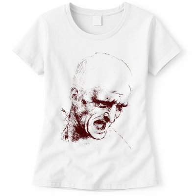 Leonardo Da Vinci Shouting Soldier Womens T-Shirt