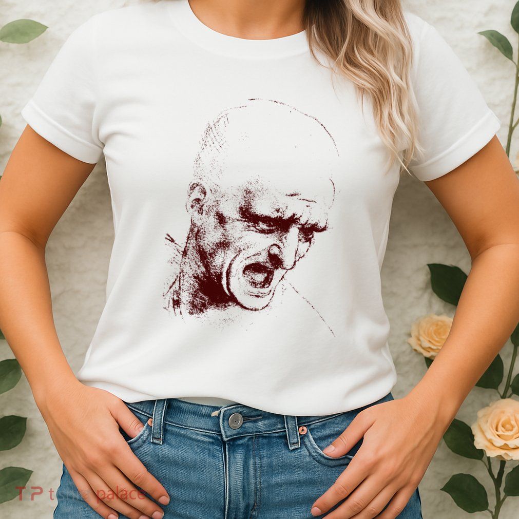 Leonardo Da Vinci Shouting Soldier Womens T-Shirt