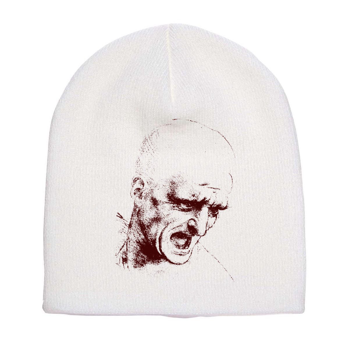 Leonardo Da Vinci Shouting Soldier Short Acrylic Beanie