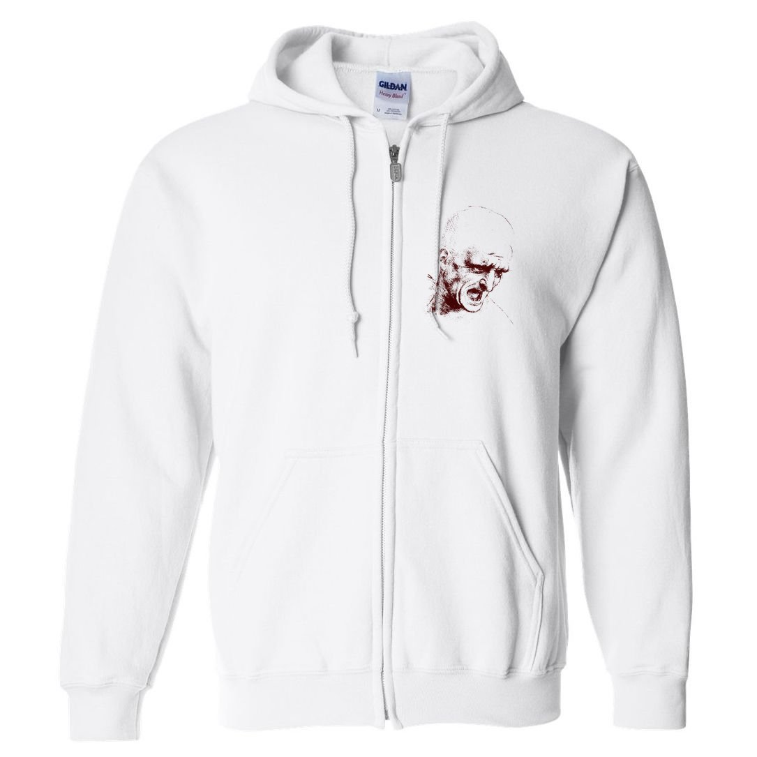Leonardo Da Vinci Shouting Soldier Full Zip Hoodie