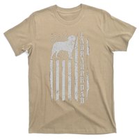 Labrador Dad Vintage American Flag T-Shirt