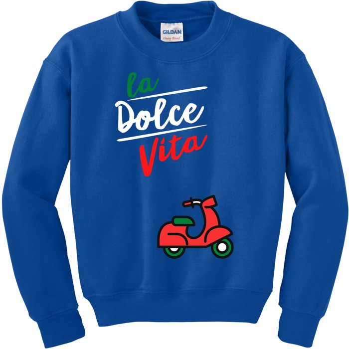 La Dolce Vita Italy Gift Kids Sweatshirt