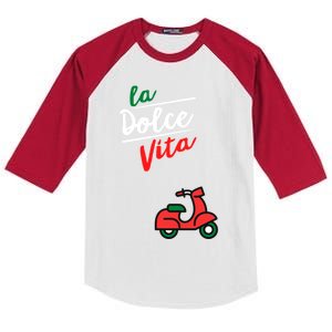 La Dolce Vita Italy Gift Kids Colorblock Raglan Jersey