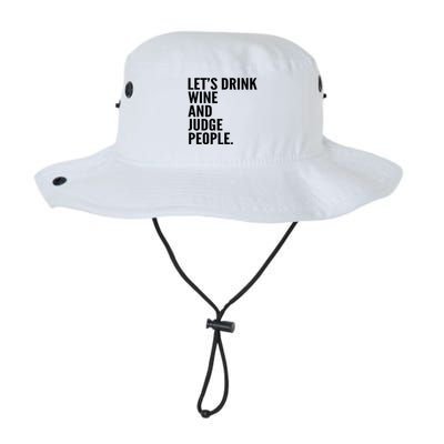 Let’S Drink Wine And Judge People Bucket Hat