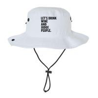 Let’S Drink Wine And Judge People Bucket Hat