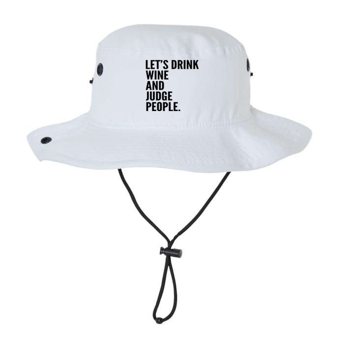 Let’S Drink Wine And Judge People Bucket Hat