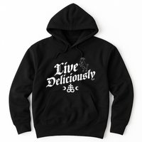 Live Deliciously Witchcraft Occult Hoodie