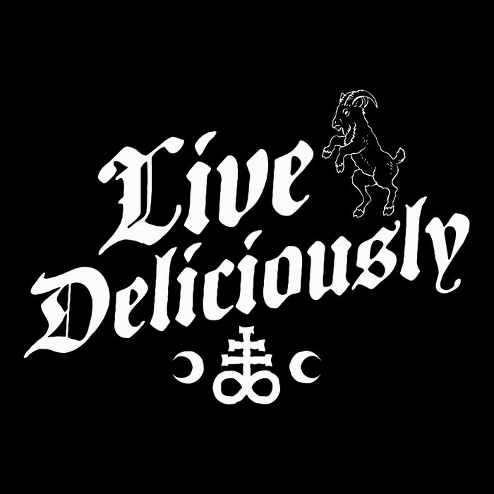 Live Deliciously Witchcraft Occult Backpack