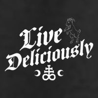 Live Deliciously Witchcraft Occult Adult Drive Performance Visor