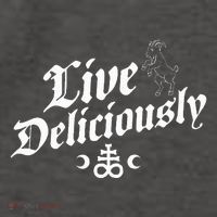 Live Deliciously Witchcraft Occult Vector Backpack
