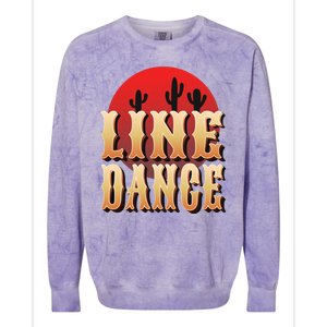 Line Dance Western Country Colorblast Crewneck Sweatshirt