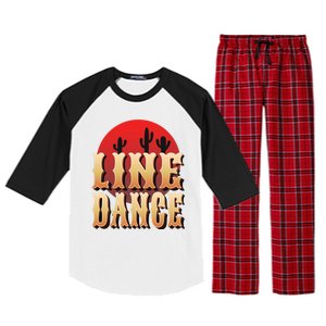 Line Dance Western Country Raglan Sleeve Pajama Set