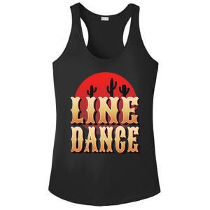 Line Dance Western Country Ladies PosiCharge Competitor Racerback Tank