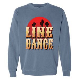 Line Dance Western Country Garment-Dyed Sweatshirt