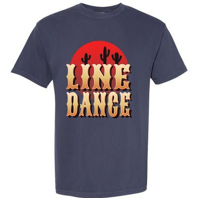 Line Dance Western Country Garment-Dyed Heavyweight T-Shirt